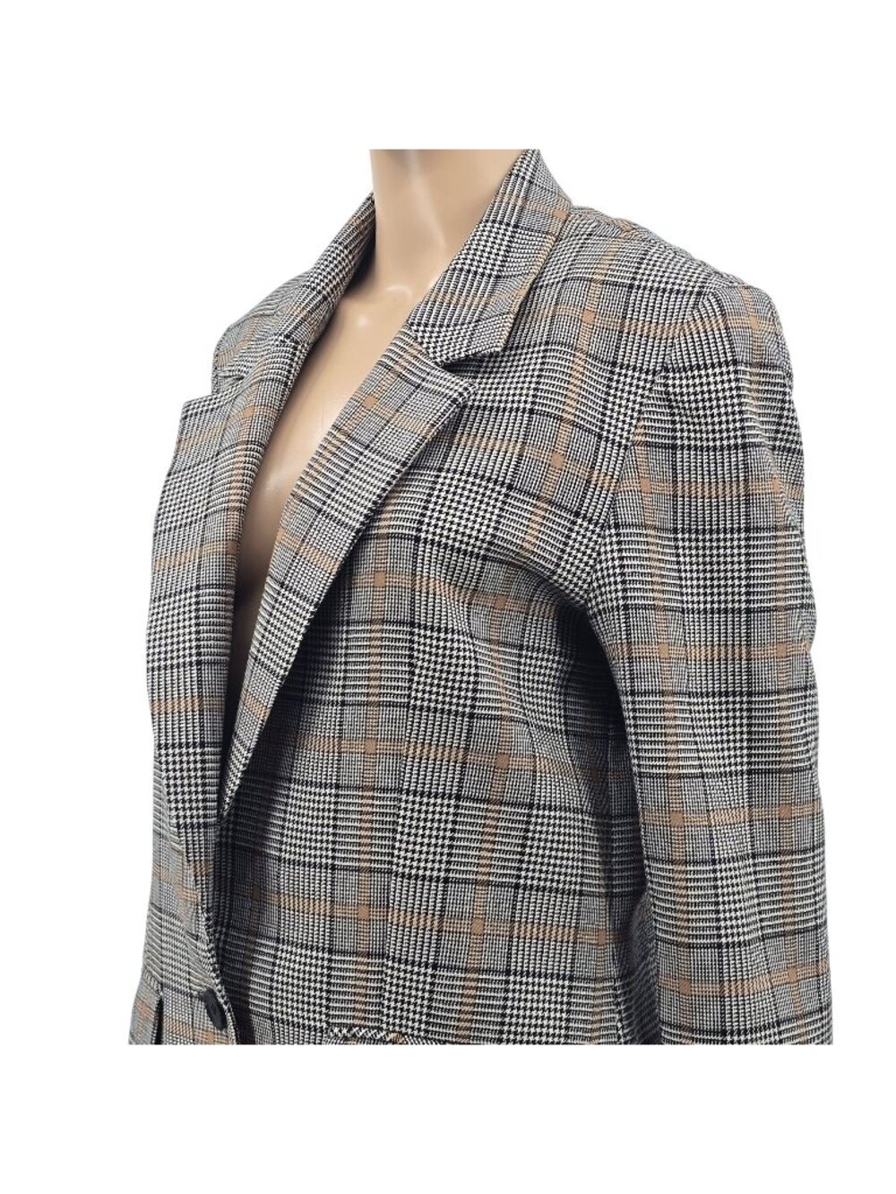 Pendleton Vintage Womens Plaid Blazer 100% Virgin Wool Size 6